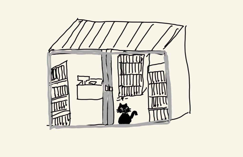 猫のいる漫画屋さん